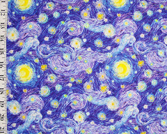 Rose &amp; Hubble, Himmelblauer Stoff mit kleinen Blümchenmustern, Meterware/Halbmeter/Fat Quarter, 100 % Baumwoll-Popeline zum Quilten, Schneidern (CP0938 SKY) 