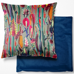 Crafty By Chatham Glyn (46cm x 46cm) 18''x18'' Velvet Cushion Covers with Concealed Zip Throw Pillow Case Cover 100% Polyester