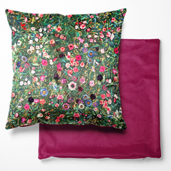 Crafty By Chatham Glyn (46cm x 46cm) 18''x18'' Velvet Cushion Covers with Concealed Zip Throw Pillow Case Cover 100% Polyester