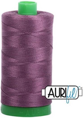 Aurifil Mako Cotton Thread Solid 40wt (1094yds) - Light Blues and Lilacs