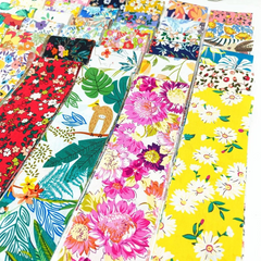 CraftsFabrics Assorted Floral 36pcs 2.5*19.6" Wide Jelly Rolls Strips