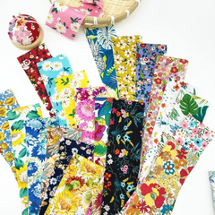 CraftsFabrics Assorted Floral 36pcs 2.5*19.6" Wide Jelly Rolls Strips
