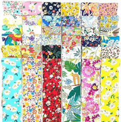 CraftsFabrics Assorted Floral 36pcs 2.5*19.6" Wide Jelly Rolls Strips
