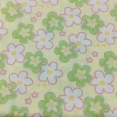 CraftsFabrics 7 Mixed Floral 100% Cotton 25x25cm Wide Pre-Cut Fat Quarter