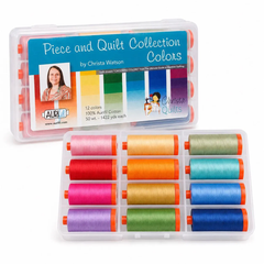 Piece and Quilt Collection, Colors by Christa Watson 100% Cotton Mako 50wt Thread, 1422 Yards