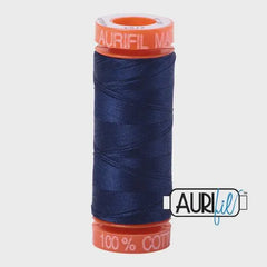 Aurifil 50wt Small Spool 100% Egyptian Cotton (220 Yards/200 Meters)