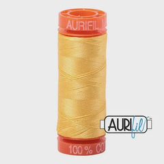 Aurifil 50wt Small Spool 100% Egyptian Cotton (220 Yards/200 Meters)