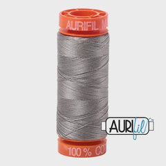 Aurifil 50wt Small Spool 100% Egyptian Cotton (220 Yards/200 Meters)