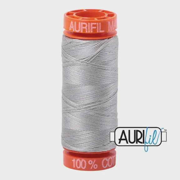 Aurifil Baumwoll-Mako-Garn, 80wt, 284 m, ideal zum Nähen, Quilten, Häkeln