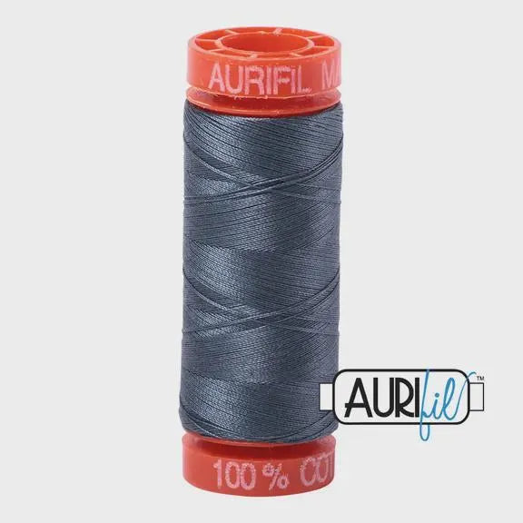 Aurifil 50wt Small Spool 100% Egyptian Cotton (220 Yards/200 Meters)