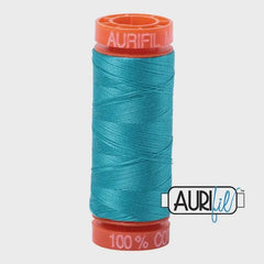 Aurifil 50wt Small Spool 100% Egyptian Cotton (220 Yards/200 Meters)