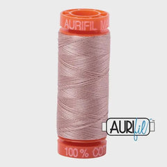Fil Aurifil coton mako 80wt 306 yards, idéal pour la couture, le matelassage et le crochet