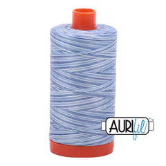 Aurifil Mako Cotton Embroidery Thread 50wt 1422yds Variegated - #4655 Storm At Sea