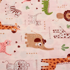 CraftsFabrics 8pcs 40cmx 50cm Cartoon Animals Children's Fat Quarters Bundle 100% Cotton