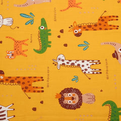 CraftsFabrics 8pcs 40cmx 50cm Cartoon Animals Children's Fat Quarters Bundle 100% Cotton