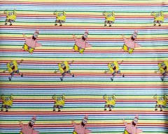 Little Johnny Sponge Bob 100% Cotton Fabric