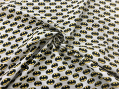 Batman Badge Logo DC Comic Superhero Digital Print 100% Cotton Fabric