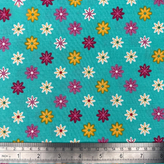 Crafty By Chatham Glyn Floral Printed Fabric 100% Cotton 112cm/45" Wide Digital Fabric For Crafting, Sewing, Quilting, Dressmaking