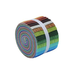 CraftsFabrics 2,5 Zoll 20 Stück Cartoon-Tiere Kinderstoff-Jelly-Rolls-Streifen