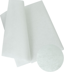 CraftsFabrics Medium Weight Iron-On Fusible Interfacing, White Non-Woven, Single-Sided for Sewing and DIY Crafts Supplies