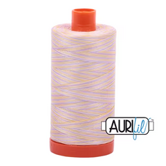 Aurifil Mako Cotton Embroidery Thread 50wt 1422yds Variegated - #4651 White
