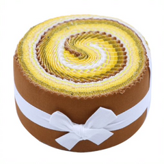 CraftsFabrics Pink Parade 100% Cotton 40Pcs/Roll Pre-Cut Jelly Rolls Strips 2.5"x 44" Wide Ideal for Quilting, Scrapbooking, Sewing, Patchwork