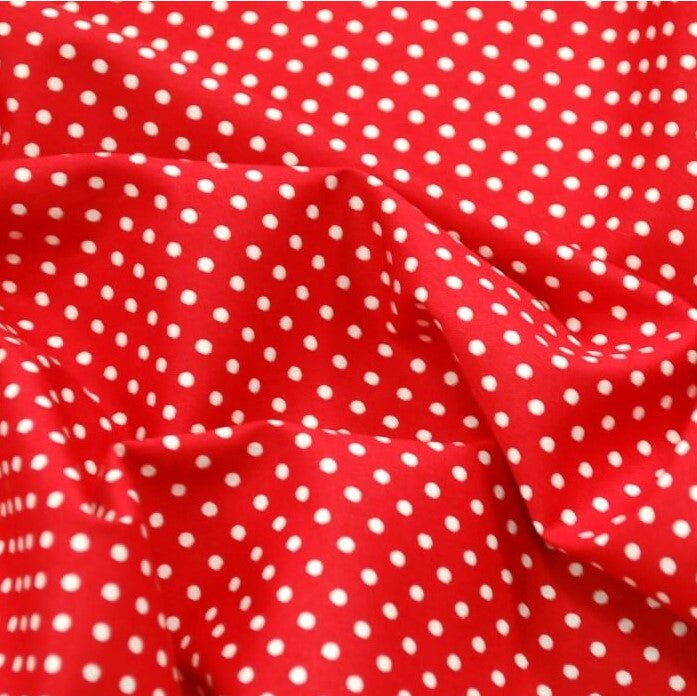 Rose & Hubble 3mm Polka Dot 100% Cotton Poplin Fabric