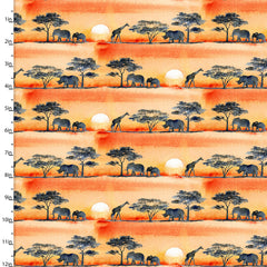 Into the Wild by John Keeling 3 Wishes Prints Cotton Fabric