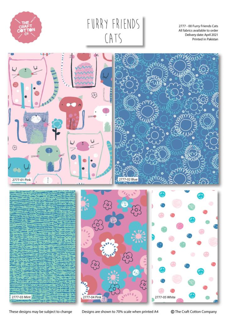 Cartoon Cotton Sewing Fabric for DIY Baby Quilting Bundle Material 5pcs  Size 40cm x 50cm