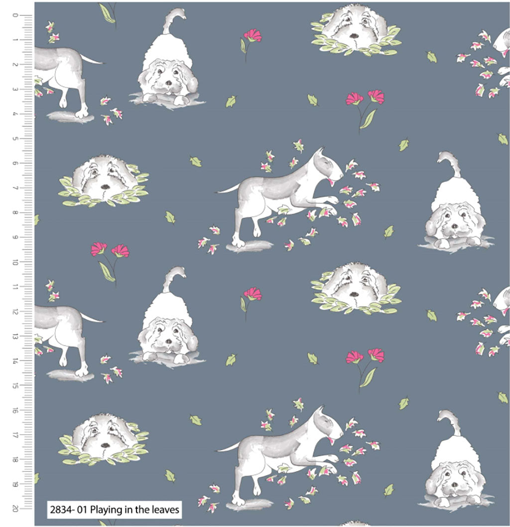 Pets Debbie Shore Fabric Fat Quarters