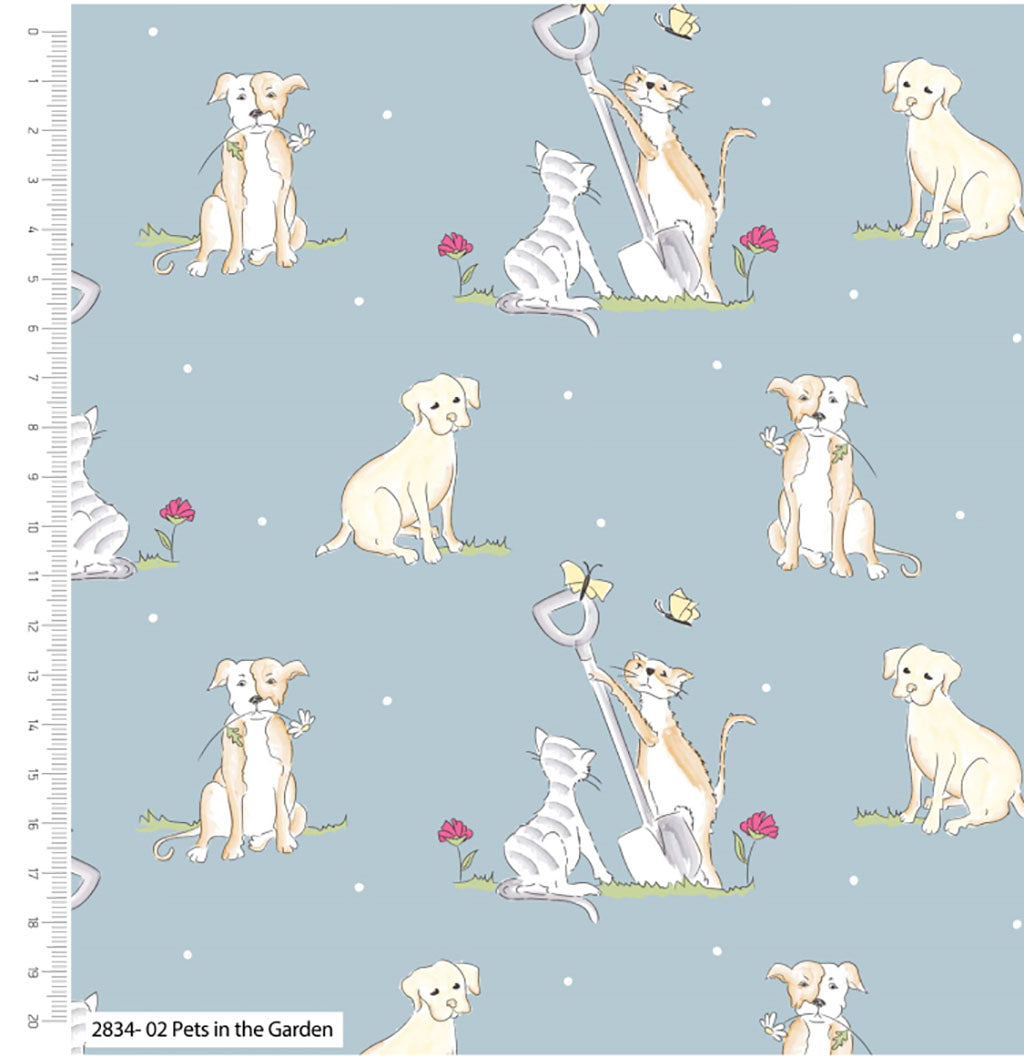 Pets Debbie Shore Fabric Fat Quarters