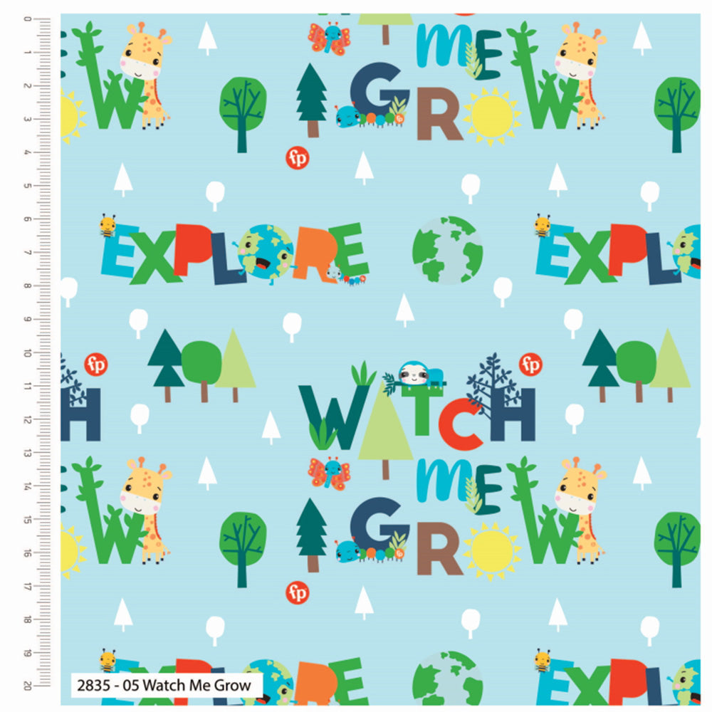 Craft Cotton Company Watch Me Grow Fisher-Price Fabric