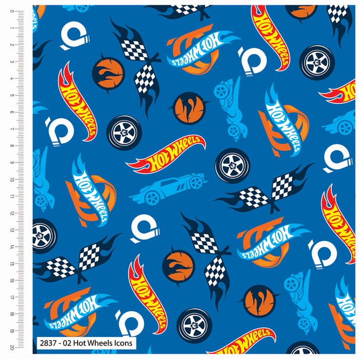 Craft Cotton Company Hot Wheels Icons Fabric