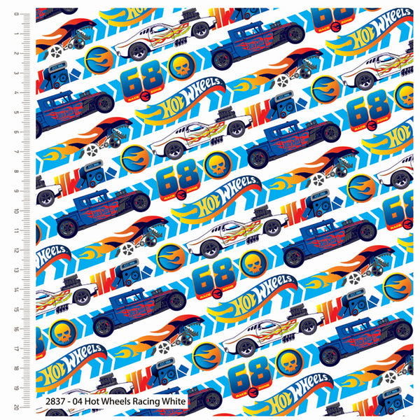 Craft Cotton Company Hot Wheels Racing Car Fabric