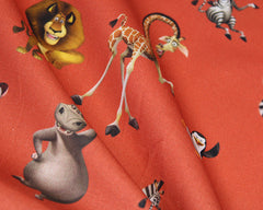Little Johnny - Madagascar Fabric, Orange Red (44661)