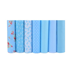 CraftsFabrics Blue and White Fat Quarters Bundle