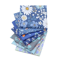 CraftsFabrics 7pcs 40*50cm Floral Printed Cotton Fat Quarters Bundle