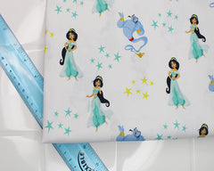 Little Johnny - Disney Aladdin Jasmine Princess Cotton Fabric