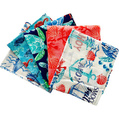 Seas The Day Fat Quarter Bundle, Pack of 5 (2772-00)