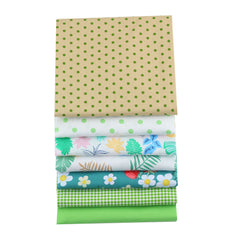 CraftsFabrics 7pcs 40*50cm Polka Dot Cotton Fat Quarters Bundle