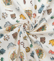 Hogwarts Accessories Harry Potter 100% Cotton Fabric