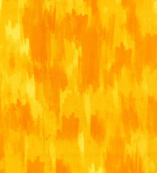 Sunshine Cotton Blend Fabric Brushstroke Design
