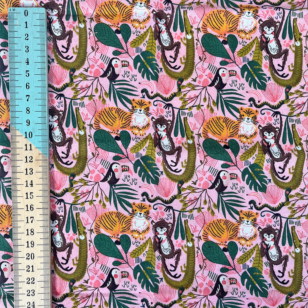 Jungle Patterns Jungle Fun Cotton Fabric