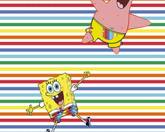 Little Johnny Sponge Bob 100% Cotton Fabric