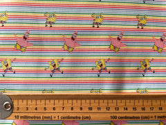 Little Johnny Sponge Bob 100% Cotton Fabric