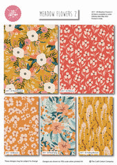 The Craft Cotton Co Meadow Flowers II Fat Quarters