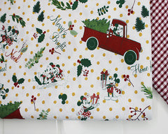 Disney Christmas Mickey Minnie Cotton Fabric