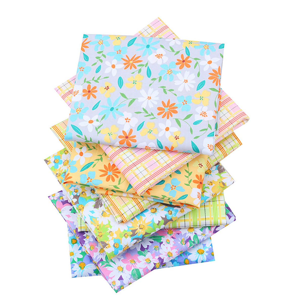 Multi Floral Printed Cotton Fat Quarters