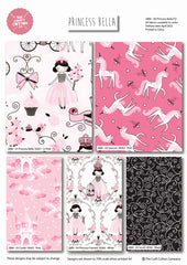 Princess Bella Unicorns Fat Quarters