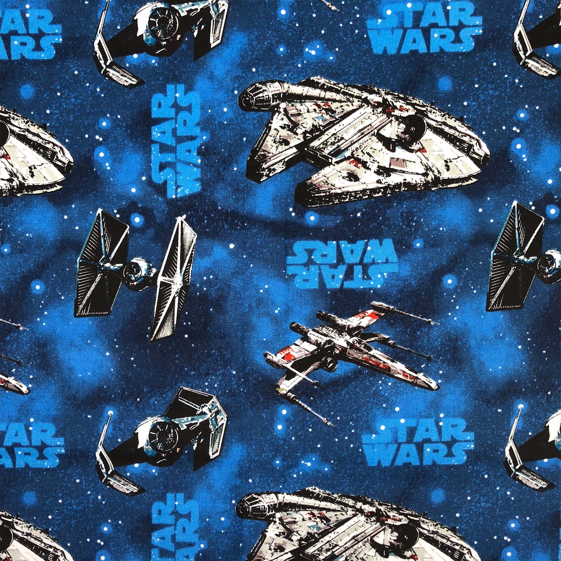 Star Wars Rebel Ships Blue with Star Wars Logo